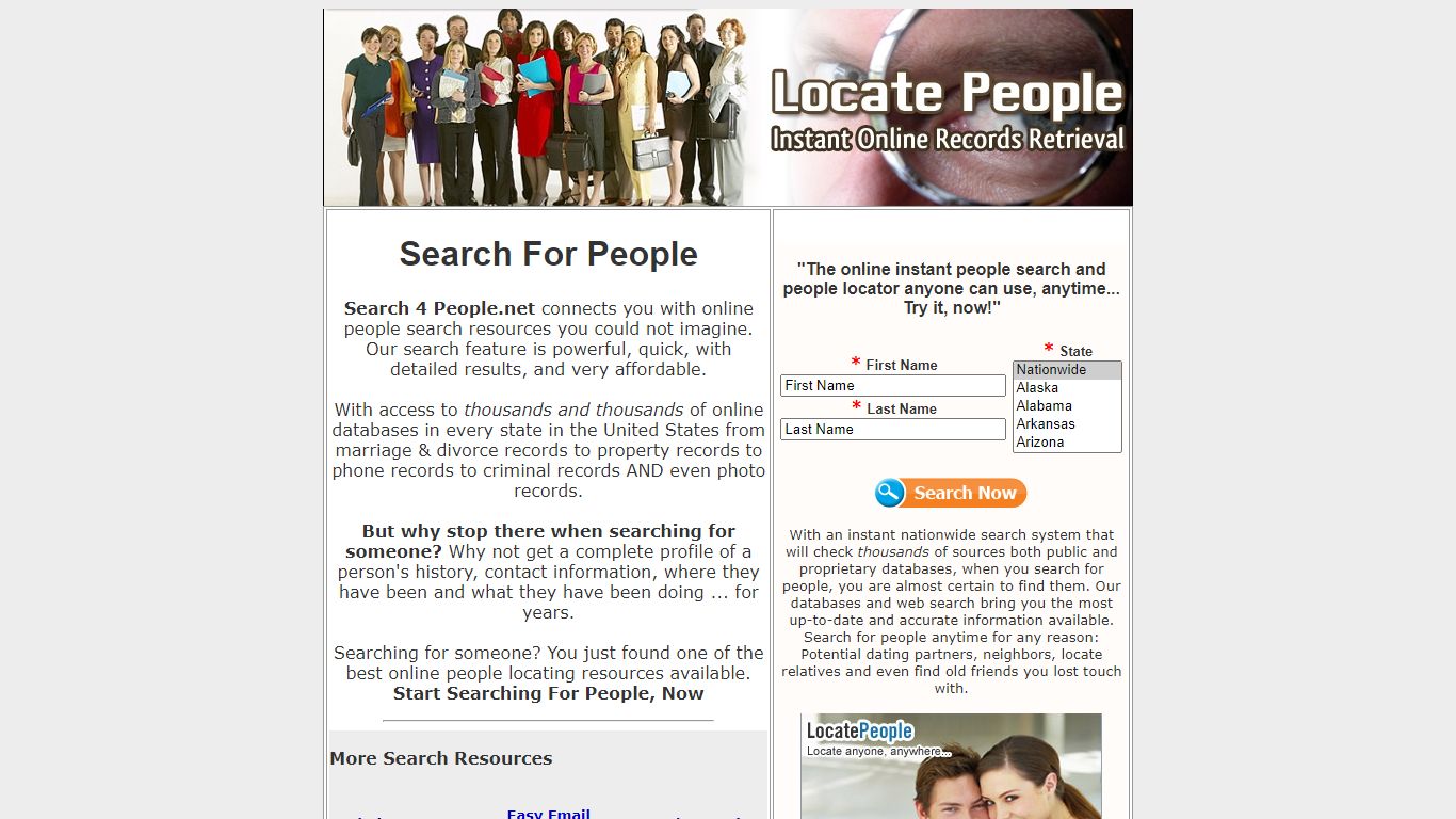 Search For People Online